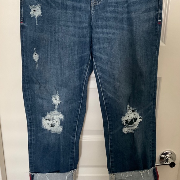 Tommy Hilfiger Distressed Boyfriend Jeans - Size 6/28 - Picture 2 of 11